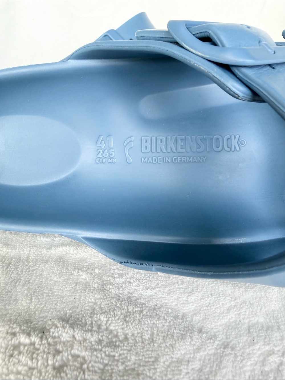 Birkenstock Arizona Essentials EVA Sandals Women Size 41 265 L10 M8 Slip Ons - Picture 12 of 13